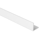 Unex - Profilé L de finition blanc RAL9010 20x20 U23X