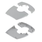 Unex - Embouts supérieur + inférieur Ø50 gris RAL7035 65 U24X