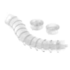 Unex - Guide articulé fermé transparent 1 m PC