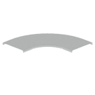 Unex - Couvercle coude plat 90° gris RAL7038 L200 U48X sans halogènes