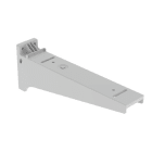 Unex - Support horizontal isolant gris RAL7038 L400 U48X sans halogènes