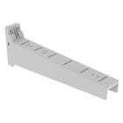 Unex - Support horizontal isolant gris RAL7038 L600 U48X sans halogènes
