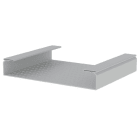 Unex - Chemin de câbles fond perforé gris RAL7038 100x600 U48X sans halogènes