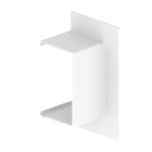 Unex - Passage de mur droit blanc RAL9010 45x75 U24X