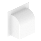 Unex - Passage de mur 90° blanc RAL9010 60x100 U24X