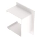 Unex - Passage de mur droit blanc RAL9010 35x35 U24X