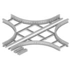 Unex - Croix 85x200 R600 gris RAL7035 U23X - Livrée avec 8 pièces de jonction