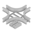 Unex - Croix 135x200 R300 gris RAL7035 U23X - Livrée avec 8 pièces de jonction