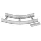 Unex - Coude plat 45° 85x300 R600 gris RAL7035 U23X - Livré avec 4 pièces de jonction