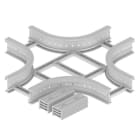 Unex - Croix 135x300 R300 gris RAL7035 U23X - Livrée avec 8 pièces de jonction