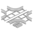 Unex - Croix 135x400 R300 gris RAL7035 U23X - Livrée avec 8 pièces de jonction