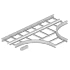 Unex - Dérivation T 85x500 R600 gris RAL7035 U23X - Livrée avec 6 pièces de jonction