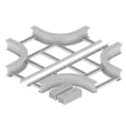 Unex - Croix 135x500 R300 gris RAL7035 U23X - Livrée avec 8 pièces de jonction