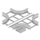 Unex - Croix 135x500 R300 gris RAL7035 U23X - Livrée avec 8 pièces de jonction
