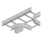 Unex - Dérivation T 135x500 R300 gris RAL7035 U23X - Livrée avec 6 pièces de jonction