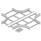 Unex - Croix 85x600 R300 gris RAL7035 U23X - Livrée avec 8 pièces de jonction