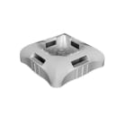 Unex - Embases à clouer gris RAL7035 U64X