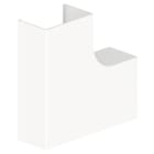 Unex - Angle plat de goulotte de climatisation blanc RAL9010 45x75 U24X