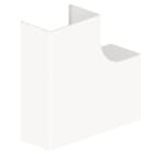 Unex - Angle plat de goulotte de climatisation blanc RAL9010 60x100 U24X
