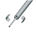 Unex - Elément d'extension de colonne anodisé gris Ø50 1m Aluminium