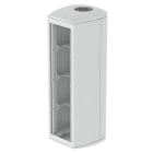 Unex - Module 4 appareillages colonne gris RAL7035 Ø50, 80 U24X