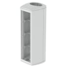 Unex - Module 4 appareillages colonne gris RAL7035 50x88 80 U24X
