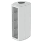 Unex - Module 8 appareillages colonne gris RAL7035 Ø50, 80 U24X