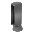 Unex - Colonnette 4 appareillages anthracite 65 U24X