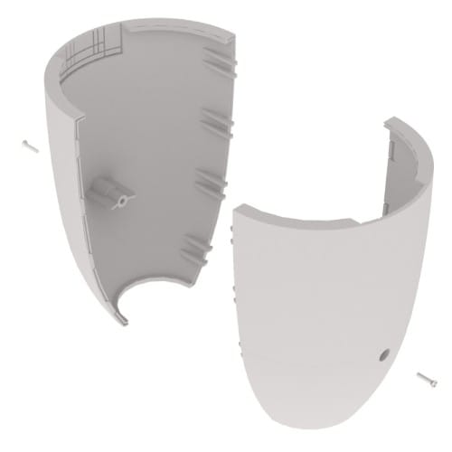 Unex - Enjoliveur pour plafond Ø50 gris RAL7035 U24X