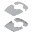 Unex - Embouts supérieur + inférieur Ø50 gris RAL7035 65 U24X