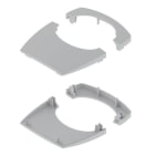 Unex - Embouts supérieur + inférieur 50x88 gris RAL7035 80 U24X
