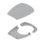 Unex - Embouts colonnette 1 face gris RAL7035 80 U24X