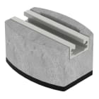 Unex - Support lesté rail + plot béton 2,2 kg gris 150 sans halogènes