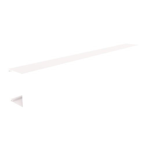 Unex - Couvercle de goulotte de climatisation blanc RAL9010 2m 95X140 U23X