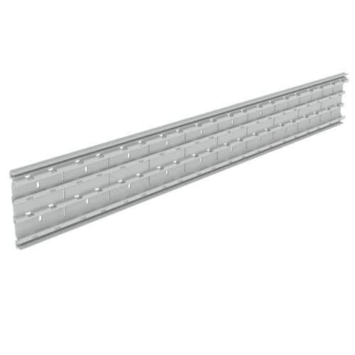 Unex - Socle continu de goulotte de clim pour couv L140 gris RAL7035 2m 16x136 U23X