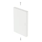 Unex - Embout de fermeture de goulotte de climatisation blanc RAL9010 95X140 U24X