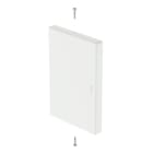 Unex - Embout de fermeture de goulotte de climatisation blanc RAL9010 95X140 U24X