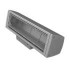 Unex - Boîtier mobilier 4 appareillages montage fixe anthracite U24X