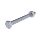 Unex - Axe de montage DIN 931 M10x100 Acier Classe 6 s/EN61537