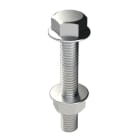 Unex - Vis à tête hexa. avec écrou DIN 6921 M8x50 Inox AISI 316 classe 9B s/EN61537