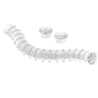 Unex - Guide articulé fermé transparent 3 m PC