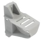 Unex - Support horizontal isolant nouveau design gris RAL7035 L100mm en U48X SH