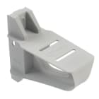 Unex - Support horizontal isolant nouveau design gris RAL7035 L150mm en U48X SH