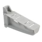 Unex - Support horizontal isolant nouveau design gris RAL7035 L300mm en U48X SH