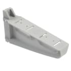 Unex - Support horizontal isolant nouveau design gris RAL7035 L400mm en U48X SH