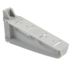 Unex - Support horizontal isolant nouveau design gris RAL7035 L400mm en U48X SH