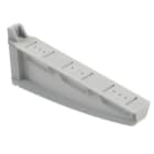 Unex - Support horizontal isolant nouveau design gris RAL7035 L600mm en U48X SH