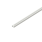 Unex - Rail isolant gris RAL7035 25x50x2000 U48X sans halogènes