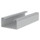 Unex - Chemin de câbles fond perforé gris RAL7038 100x200 U48X sans halogènes