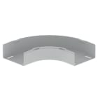 Unex - Coude plat 90° gris RAL7038 100x200 U48X sans halogènes